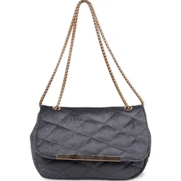 MARKQUES Textured Suede Structured Sling Bag with Quilted-picture-23