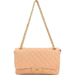 DressBerry Pink Structured Sling Shoulder Bag-picture-14