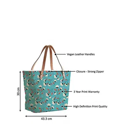 Lychee bags Printed Oversized Shopper Tote Bag image 4