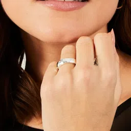 Accessorize 925 Sterling Silver-Plated Finger Ring image 4
