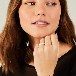 Accessorize 925 Sterling Silver-Plated Finger Ring image 5