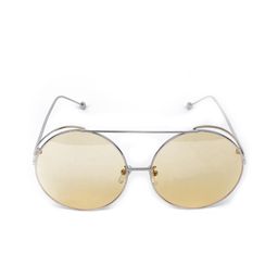 ODETTE Women Yellow Lens & Silver-Toned Round Sunglasses with UV Protected Lens DIW241-picture-30