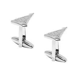 bodha Silver-Plated Sail Boat Shaped Cufflink image 3