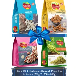 Eatriite Dry Fruits Combo (Cashews, Almond, Rasin, Pistachios) 850g (200gx3+250g )-picture-20