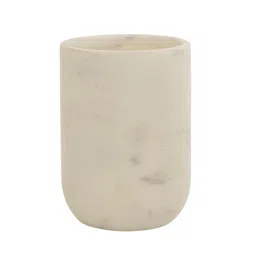 nikkispride White Marble Toothbrush Holder with Sleek Design image 3