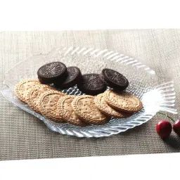 Glass Abstract Platters Set of 6 by Pasabahce image 1
