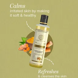 Khadi Natural Set Of 2 Sandalwood & Turmeric Body Wash - 210ml Each image 5