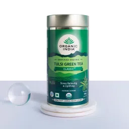 Organic India Tulsi Green Tea Classic 100 g Tin-image-34