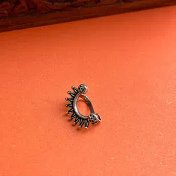FIROZA Oxidized Maratha Noseclip-image-14