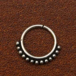 Abhooshan 92.5 Sterling Silver Nose Ring-picture-29
