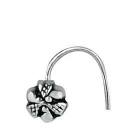 Abhooshan Pure 92.5 Sterling Silver Stud Nosepin-picture-14