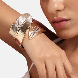 SOHI Gold-Plated Cuff Bracelet image 1