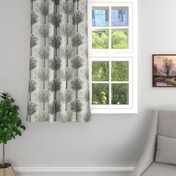 THE CONVERSION Green & White  Floral Window Curtain-picture-49