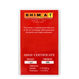 BHIMA 24K 999 Purity Lakshmi Gold Coin 1g image 5