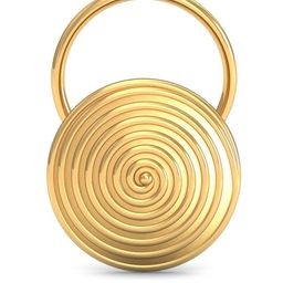 KUBERBOX Spiral Gold 18KT Gold Nose Pin-0.92gm-image-30