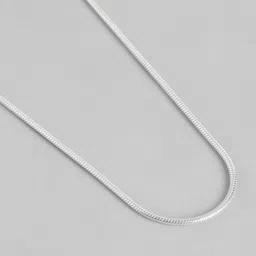 Zavya Men 925 Sterling Silver Silver-Plated Chain image 4