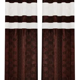 Kuber Industries Pack Of 2 Self Design Door Curtain image 2