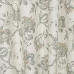 Soumya Green & Off-White Single Door Curtain image 5