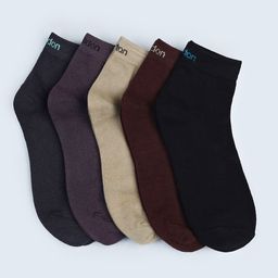 FABdon Men Pack Of 5 Ankle-Length Socks-picture-1