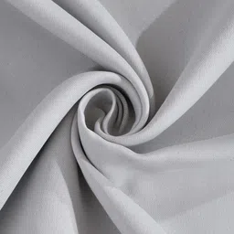 Aura Grey 2 pieces Polyester Solid Blackout Window Curtain image 4