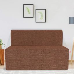 usha shriram Acum 8 Inch Foam (72x72) In Brown Colour King Size Sofa Cum Foldable Mattress-picture-23