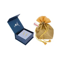 BHIMA 22K Hallmark 916 Purity Yellow Gold Plain Drop image 4