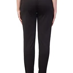 bluecon Women's Athletic Running Trackpants with Side Pockets Plazo Pants Open Bottom Straight Leg image 3