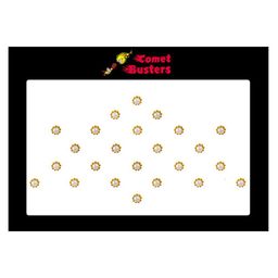 Comet Busters 24 Pcs Beaded Reusable Designer Bindis - White & Gold-Toned-picture-11