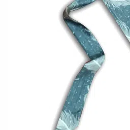 Aura Green & White 2 Pieces Floral Printed Window Curtains image 5