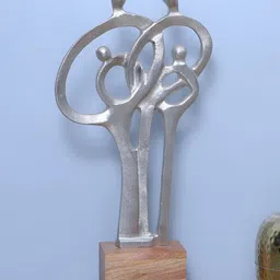 Maison Modern Silver-Toned Large Metal Figurine Showpiece-image-28