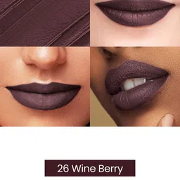 SWISS BEAUTY Matte Cat Transfer Proof & Lightweight Lip Crayon 1.5 g - Wine Berry 26 image 4