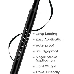 AYA Set of 3 Waterproof Eyeliners - Pen Eyeliner and Liquid Eyeliner image 5