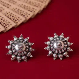 Shyle 925 Sterling Silver Classic Studs Earrings-picture-25
