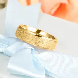Yellow Chimes Men Gold-Toned Gold Plated Stainless Steel Ring-image-88