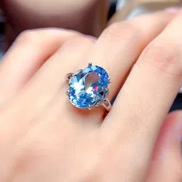 Designs & You Silver-Plated AD Studded Finger Ring image 2