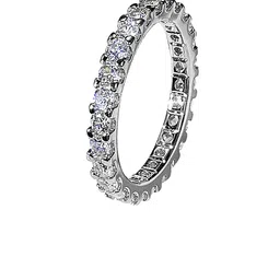 Peora Silver-Plated AD-Studded Finger Ring image 2