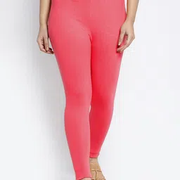 GRACIT Women Pack Of 3 Cotton Lycra Solid Ankle-Length Leggings image 4