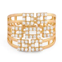 Zaveri Pearls Cubic Zirconia Studded Adjustable Finger Ring image 3