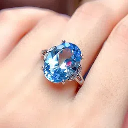 Designs & You Silver-Plated AD Studded Finger Ring image 4