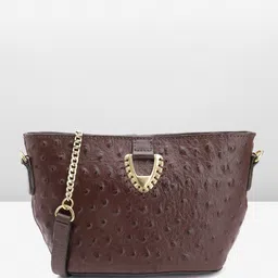 Hidesign Textured Leather Structured Sling Bag-picture-10
