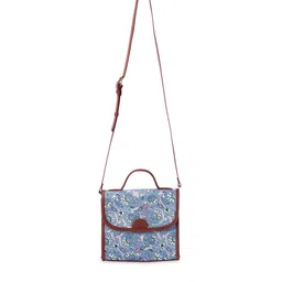 TEAL BY CHUMBAK Floral Printed Sling Bag image 1