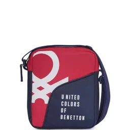 United Colors of Benetton Unisex Printed Structured Sling Bag image 2