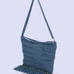 Magic Needles Textured Shopper Sling Bag image 2