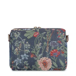 THE CLOWNFISH Floral Printed Cotton Sling Bag Handbags image 3