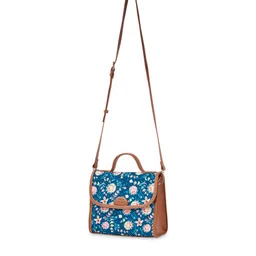 TEAL BY CHUMBAK Floral Printed Sling Bag image 5