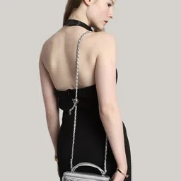 MINI WESST Women Textured Structured Sling Bag image 2