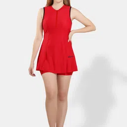 FILMAX ORIGINALS McQueen Style Fishy A-Line Swimming Dress With Shorts-image-66