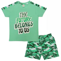 Clothe Funn Boys Printed T-shirt With Shorts-picture-41
