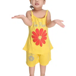 BAESD Girls Floral Printed Top With Shorts-picture-31