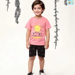 Toonyport Boys Pack Of 2 Printed T-shirt with Shorts-picture-53